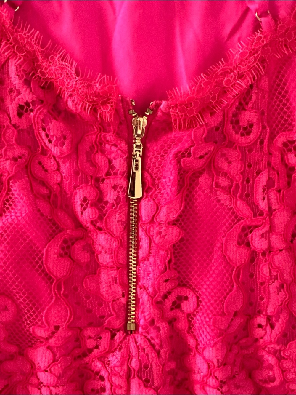 NBD x Naven Revolve Hot Pink Lace Bodycon Mini Dress XS - Picture 6 of 8